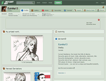 Tablet Screenshot of eureka13.deviantart.com