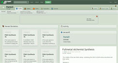Desktop Screenshot of fractyl2.deviantart.com