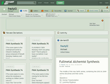 Tablet Screenshot of fractyl2.deviantart.com
