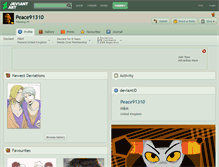 Tablet Screenshot of peace91310.deviantart.com