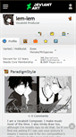 Mobile Screenshot of lem-lem.deviantart.com