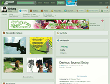 Tablet Screenshot of ahtung.deviantart.com
