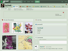 Tablet Screenshot of najmaq8.deviantart.com