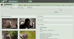 Desktop Screenshot of goodelephant.deviantart.com