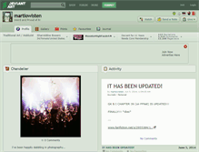 Tablet Screenshot of martiowlsten.deviantart.com