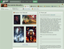 Tablet Screenshot of da-colorist-network.deviantart.com