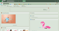 Desktop Screenshot of misterhandy.deviantart.com