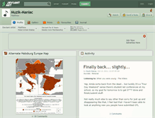 Tablet Screenshot of muzik-maniac.deviantart.com