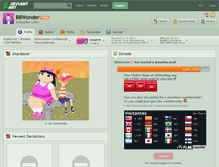 Tablet Screenshot of bbwonder.deviantart.com