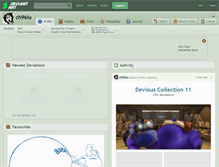 Tablet Screenshot of ch96lu.deviantart.com