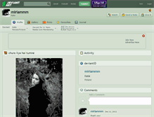 Tablet Screenshot of miriammm.deviantart.com