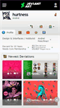 Mobile Screenshot of hurtness.deviantart.com