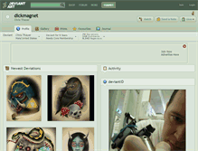 Tablet Screenshot of dickmagnet.deviantart.com