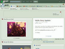 Tablet Screenshot of gaojin.deviantart.com