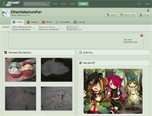 Tablet Screenshot of ethannakamurafan.deviantart.com