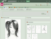 Tablet Screenshot of nanakoharrison.deviantart.com