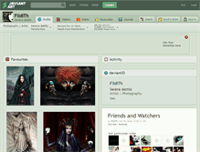 Tablet Screenshot of fildith.deviantart.com