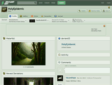 Tablet Screenshot of holyepidemic.deviantart.com