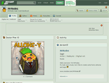 Tablet Screenshot of mrmodez.deviantart.com
