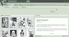 Desktop Screenshot of inkist.deviantart.com