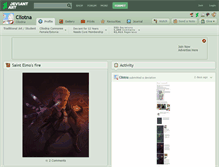 Tablet Screenshot of cliotna.deviantart.com