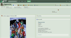 Desktop Screenshot of dragonarcher.deviantart.com