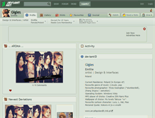 Tablet Screenshot of gigles.deviantart.com