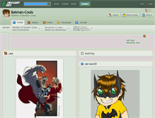 Tablet Screenshot of batman-cools.deviantart.com