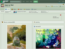 Tablet Screenshot of kaze-no-tani.deviantart.com