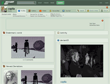 Tablet Screenshot of copila.deviantart.com