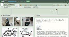 Desktop Screenshot of darkkytheraccoon.deviantart.com