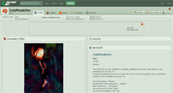Desktop Screenshot of codyrhodesfan.deviantart.com