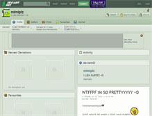 Tablet Screenshot of mimiplz.deviantart.com