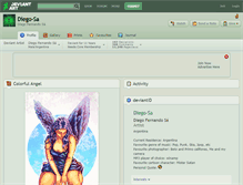 Tablet Screenshot of diego-sa.deviantart.com
