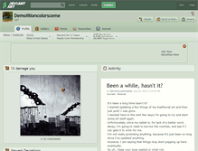 Tablet Screenshot of demolitioncolorsceme.deviantart.com