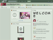 Tablet Screenshot of crunchbandicoot-club.deviantart.com