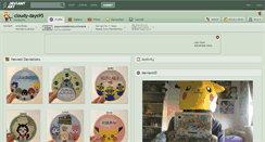 Desktop Screenshot of cloudy-days95.deviantart.com
