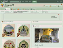 Tablet Screenshot of cloudy-days95.deviantart.com