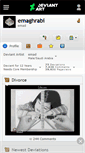 Mobile Screenshot of emaghrabi.deviantart.com
