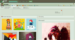 Desktop Screenshot of drussila.deviantart.com