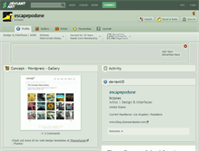 Tablet Screenshot of escapepodone.deviantart.com