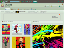 Tablet Screenshot of iluffssonic.deviantart.com