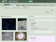 Tablet Screenshot of mcgoogles.deviantart.com