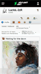 Mobile Screenshot of luciol-2zr.deviantart.com
