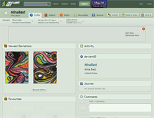 Tablet Screenshot of minabast.deviantart.com