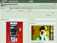 Tablet Screenshot of capturing-the-moment.deviantart.com