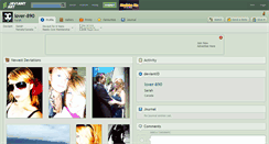 Desktop Screenshot of lover-890.deviantart.com