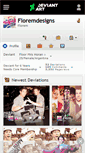 Mobile Screenshot of floremdesigns.deviantart.com