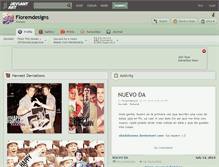 Tablet Screenshot of floremdesigns.deviantart.com