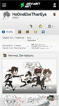 Mobile Screenshot of nooneelsethaneya.deviantart.com